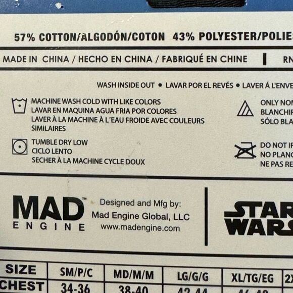 Disney Star Wars The Mandalorian Men's Graphic Hoodie with Long Sleeves, Size L - Picture 8 of 10